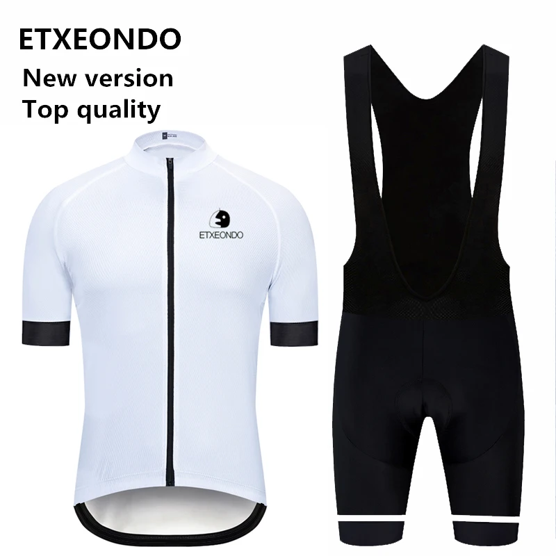 Новая версия! Профессиональная одежда для велоспорта Etxeondo, летний мужской костюм с коротким рукавом для велоспорта, Быстросохнущий комплект из Джерси для велоспорта, 7 цветов