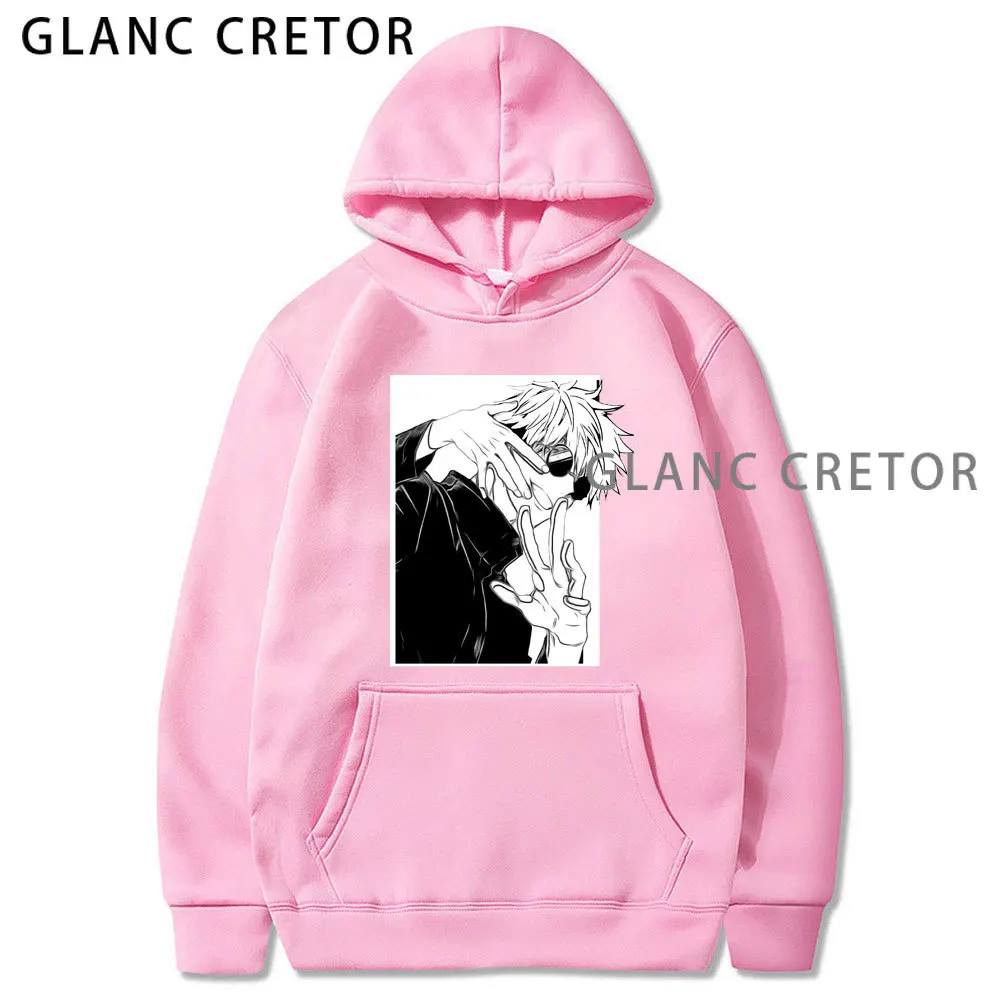 

Jujutsu Kaisen Hoodies Men Casual Homme Pullover Japanese Anime Printed Male Streetwear Clothing Autumn Winter Tops Men