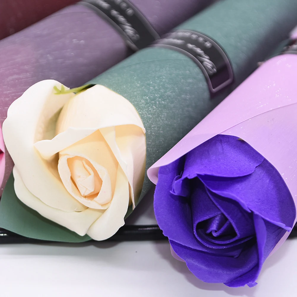 Роза на день матери искусственный букет из 5 цветов для лучшей мамы подарок