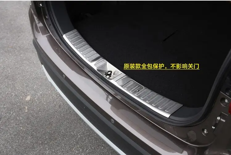 Для Mitsubishi Outlander 2016 2017 2018 протектор из нержавеющей стали для внутреннего заднего