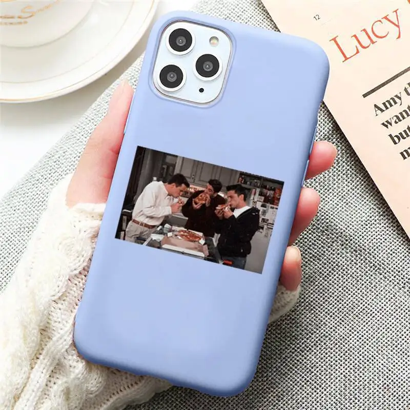 

American friends tv show Phone Case Candy Color for iPhone 6 7 8 11 12 s mini pro X XS XR MAX Plus