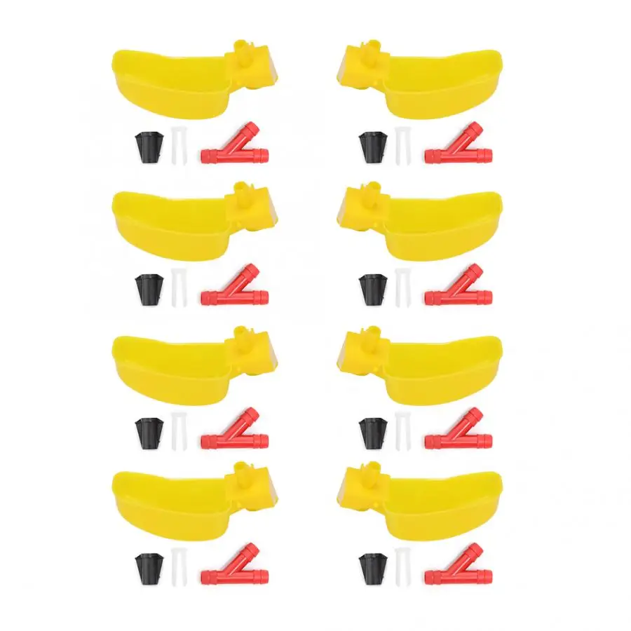 Поилка для птиц 12 шт. автоматическая подвесная чашка перепелки|Кормление птиц| |