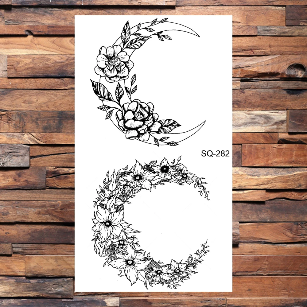 Маленькая Корона временные татуировки для женщин и мужчин реалистичный якорь