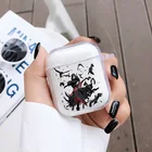 Чехол для наушников Naruto, подходит для Airpods 12Pro, с мультяшным аниме принтом, прозрачный защитный чехол для наушников, мягкий чехол из ТПУ