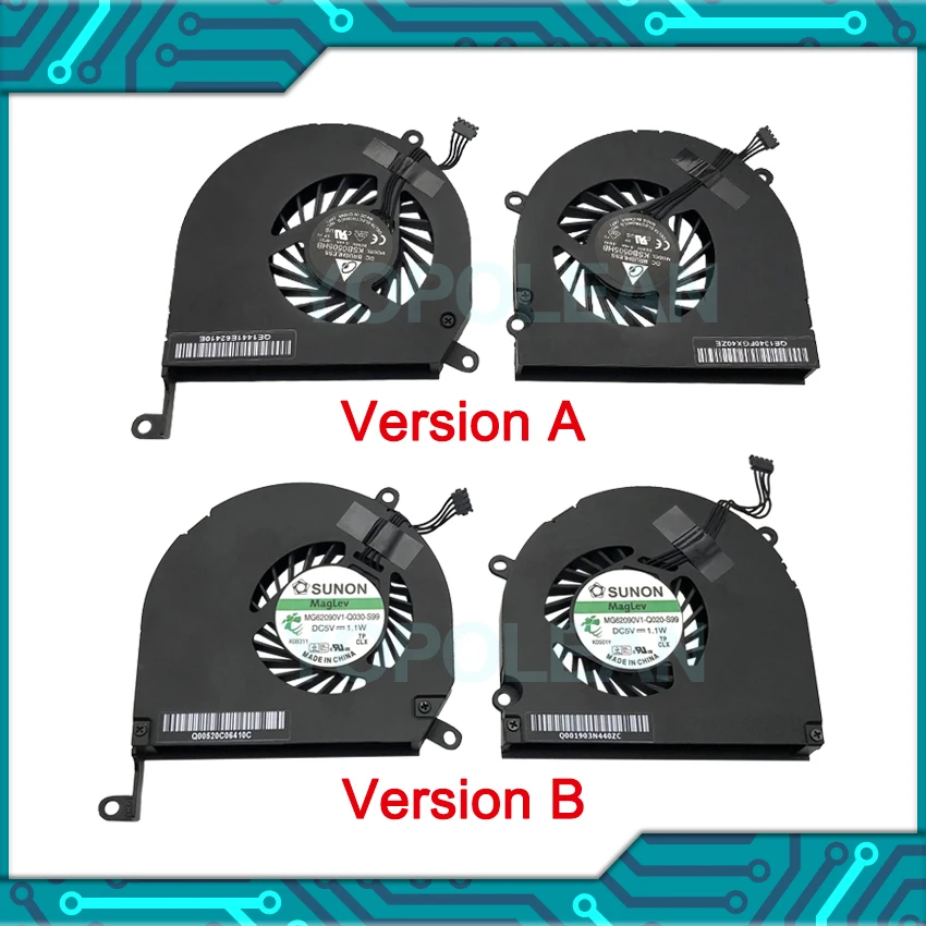 Оригинальный кулер для ЦП MacBook Pro 15 дюймов A1286 вентилятор 2009 2010 2011 2012