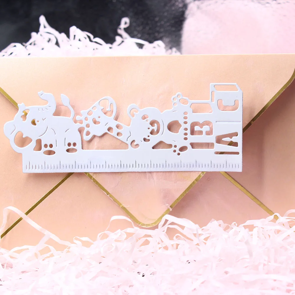 Новая серия животных металлическая прорезной трафарет для окраски Diy