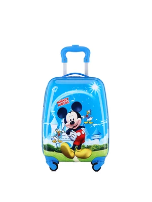 Cartoon suitcase 18 дюймов чемодан на колесиках, Детский чемодан на колесиках, чемодан для путешествий, чемодан для каюты, мультяшная Губка Боб, милая сумка для девочек - Цвет: Cartoon suitcase