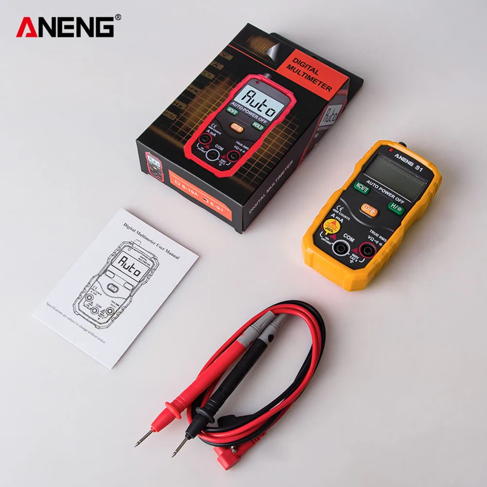 

ANENG S1 4000 Count Digital Multimeter Non Contact True RMS Multimeter Tool
