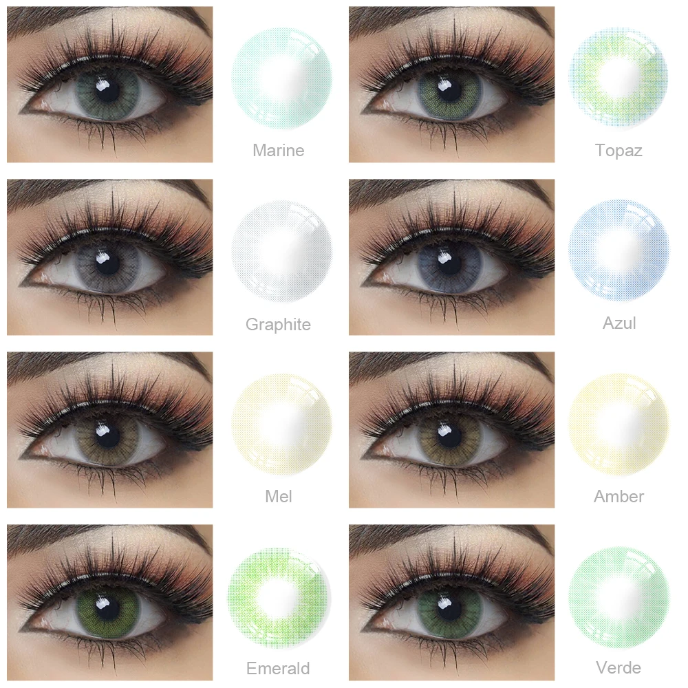 Натуральные контактные линзы цвет на год ed 2 фото цветные для глаз с бесплатным