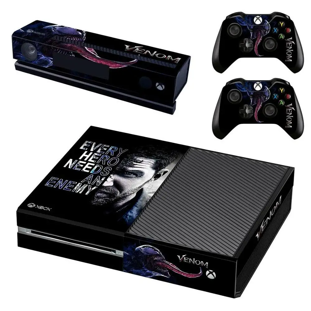 Наклейка s Venom для Xbox one кожа Виниловая наклейка стикеры Adesivo консоль Kinect два