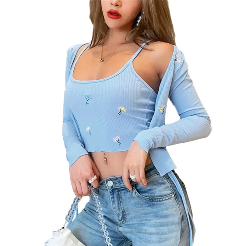 

Korean Style Fashion Short Knitted Sweaters Women Cardigan Thin Long Sleeve Slim Bandage Lace Up Knitter Autumn 2020 New