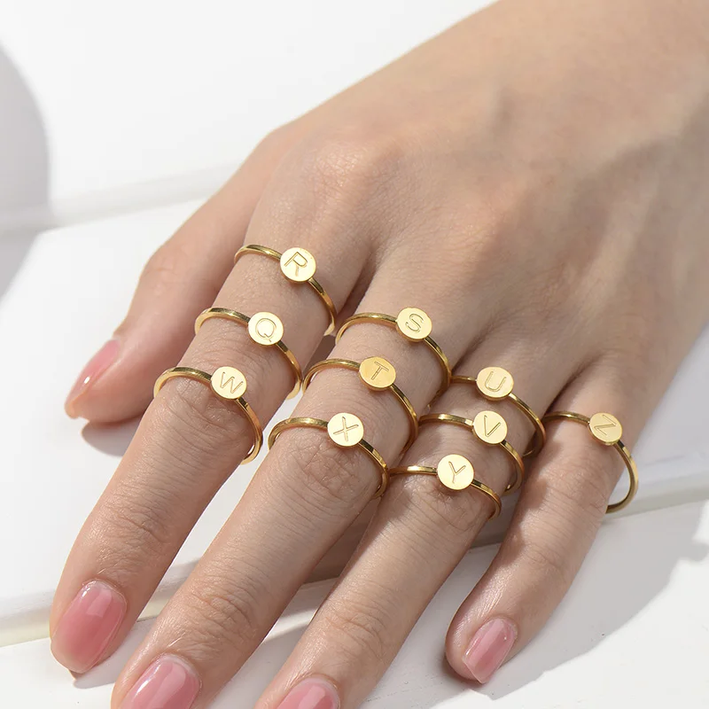 Женские кольца из нержавеющей стали модное Золотое кольцо в форме сердца звезды