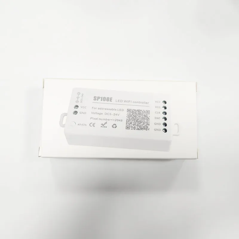 Светодиодный контроллер SP108E с поддержкой Wi Fi приложением для смартфона