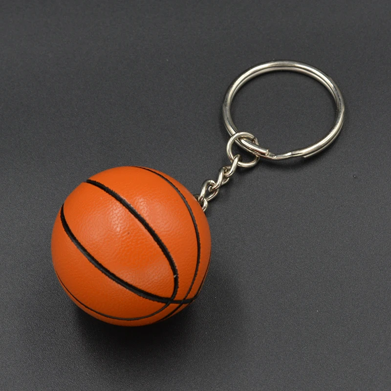 PARETO Fashion Football Basketball Baseball Volleyball Key Chain Keychain Student Boy Bag DIY Custom