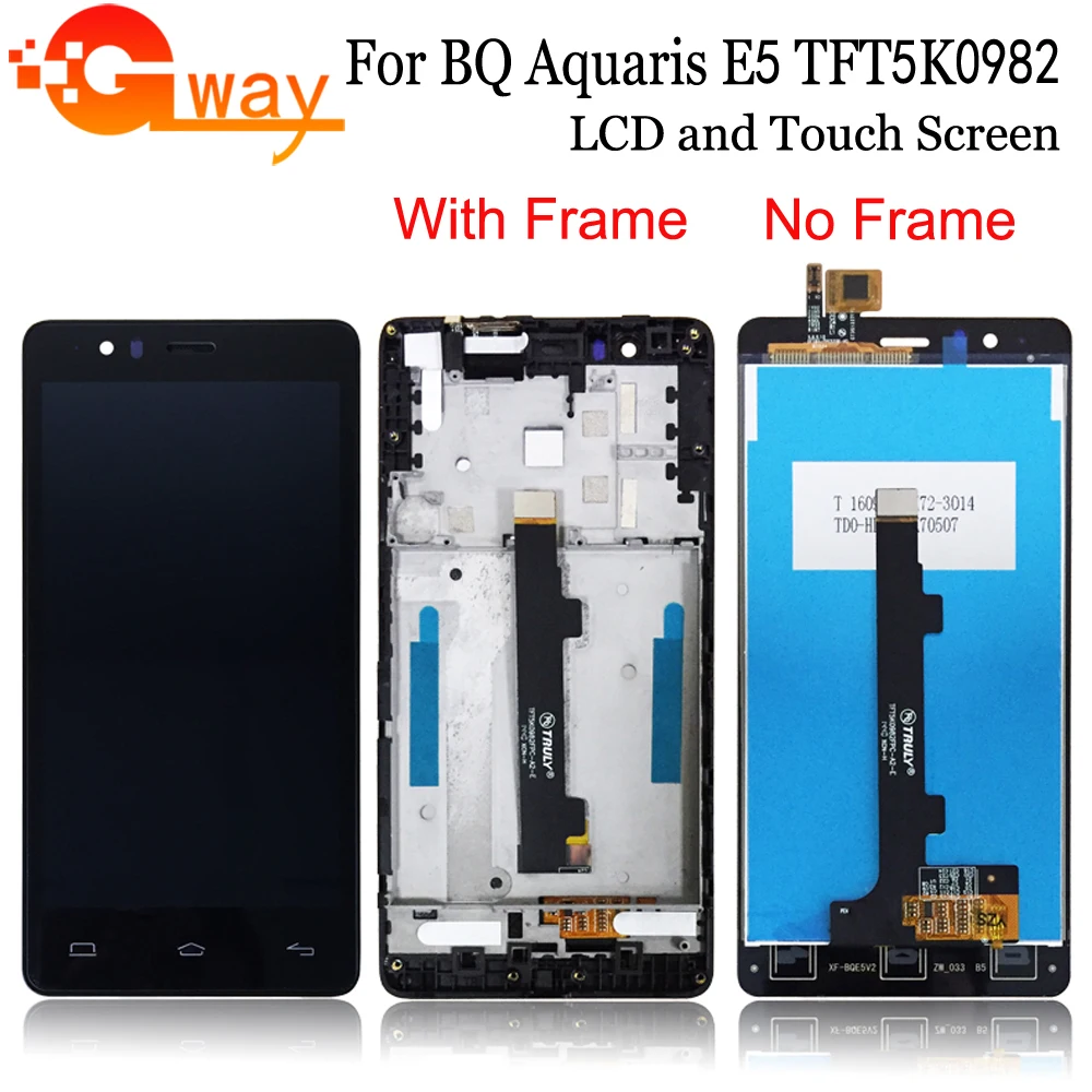 ЖК дисплей + Tactil сенсорный Экран аналогово цифровой преобразователь для BQ Aquaris E5 4G