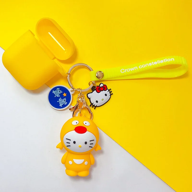 Мультфильм милый рисунок «Hello Kitty» кукла KT Многофункциональные ножи Для женщин девушке Подвески сумки брелок аксессуары Подвеска автомобиль брелок для ключей - Цвет: Type 9