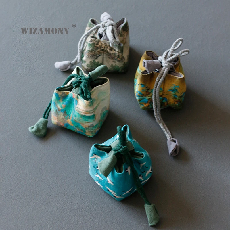 WIZAMONY пакеты для образцов чашек и кастрюль тканевые из хлопка льна хранения