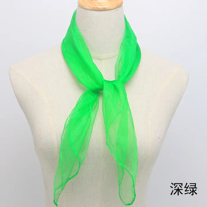 60*60 см детская представление в детском саду для танцев шарфы яркий Карамельный