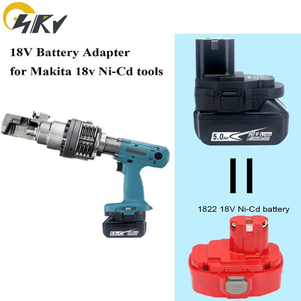 

Mt20Mn 18V Lithium Battery To Ni-Mh Ni-Cd Li-Ion Battery Converter Adapter for Bl1860B/Bl1860/Bl1850B/Bl1850/Bl1840/Bl1