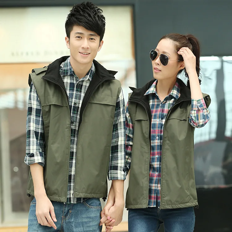 Зимний Треккинговый походный жилет мужская куртка пальто без рукавов теплая Jeep