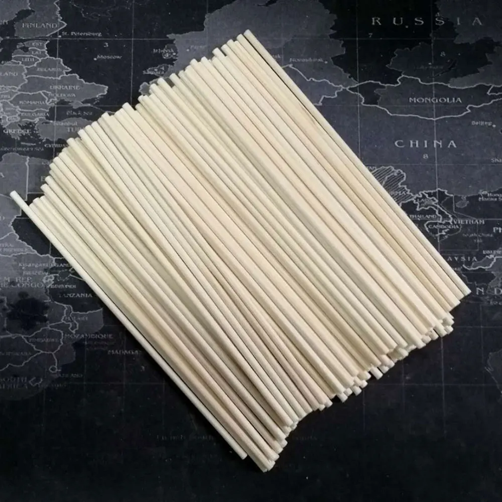 100 шт. необработанные стержни из натурального дерева Детские материалы сделай