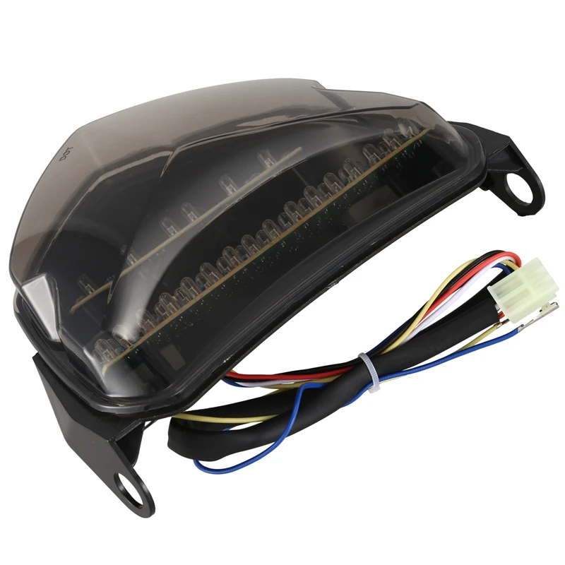 Мотоцикл Дым светодиодный задний фонарь светильник тормоза поворота красного и