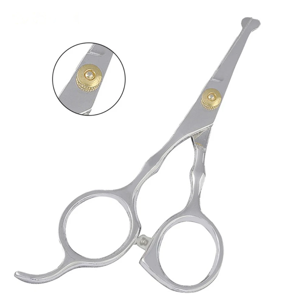 

2020 New Pet Dog Cat Hair Scissors Animal Hairdressing Cutting Tesoura Tools Safety Rounded Grooming Thinning Shears