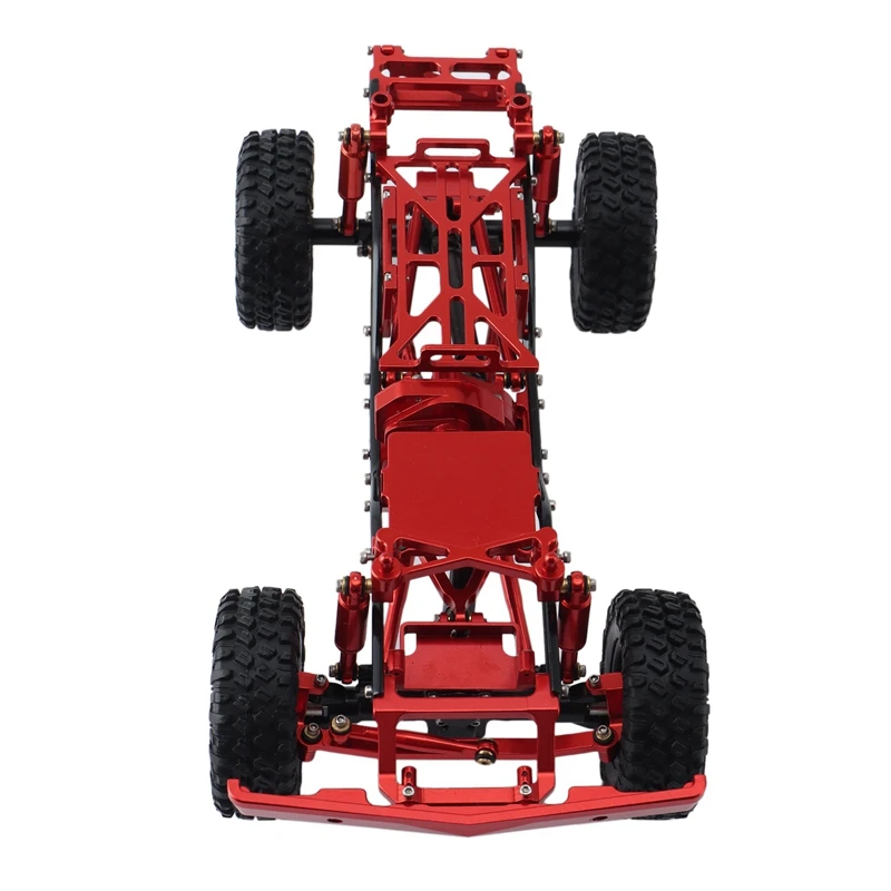 

Adjustable Shock Absorbers Damper Set with Assembled Frame Body Chassis for Axial SCX24 AXI00001 C10 1/24 RC Car
