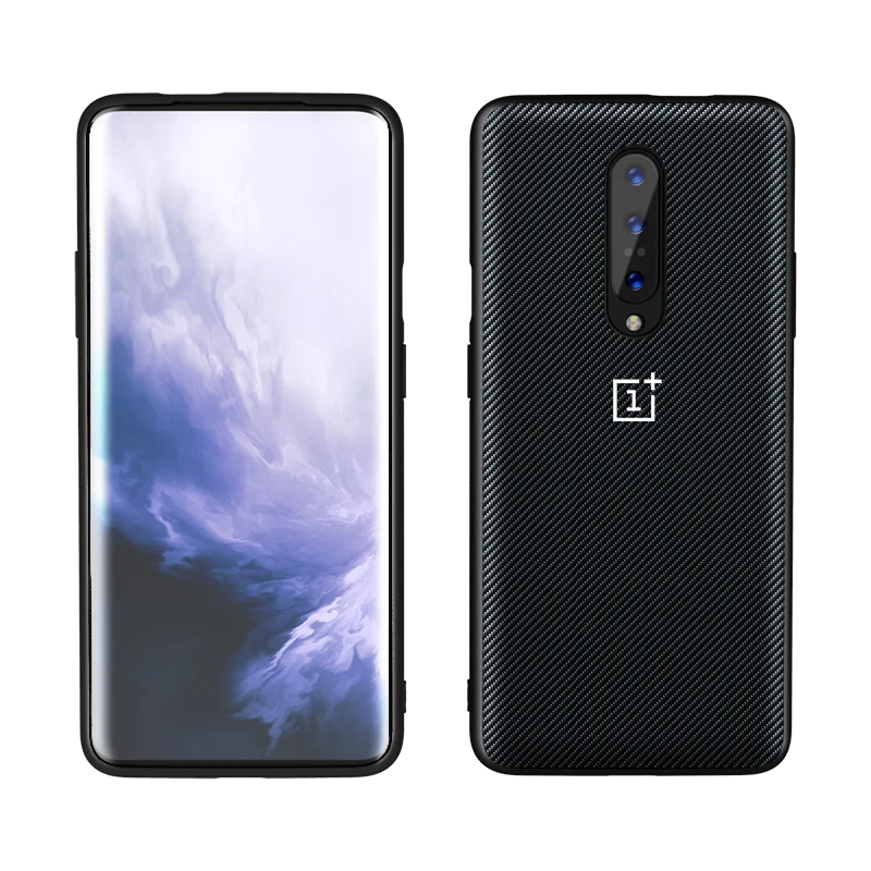 Для ONEPLUS 7 Pro Чехол, предотвращает появление отпечатков пальцев, микрофибра, углеродное волокно, кожа, силиконовый мягкий чехол для ONEPLUS 6T 6 5T 5 7 Pro