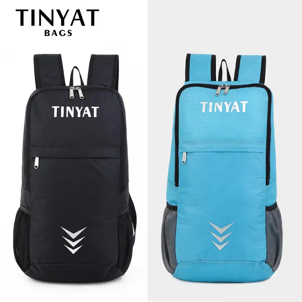 TINYAT Lightwegiht нейлоновый складной рюкзак водонепроницаемый складная сумка для