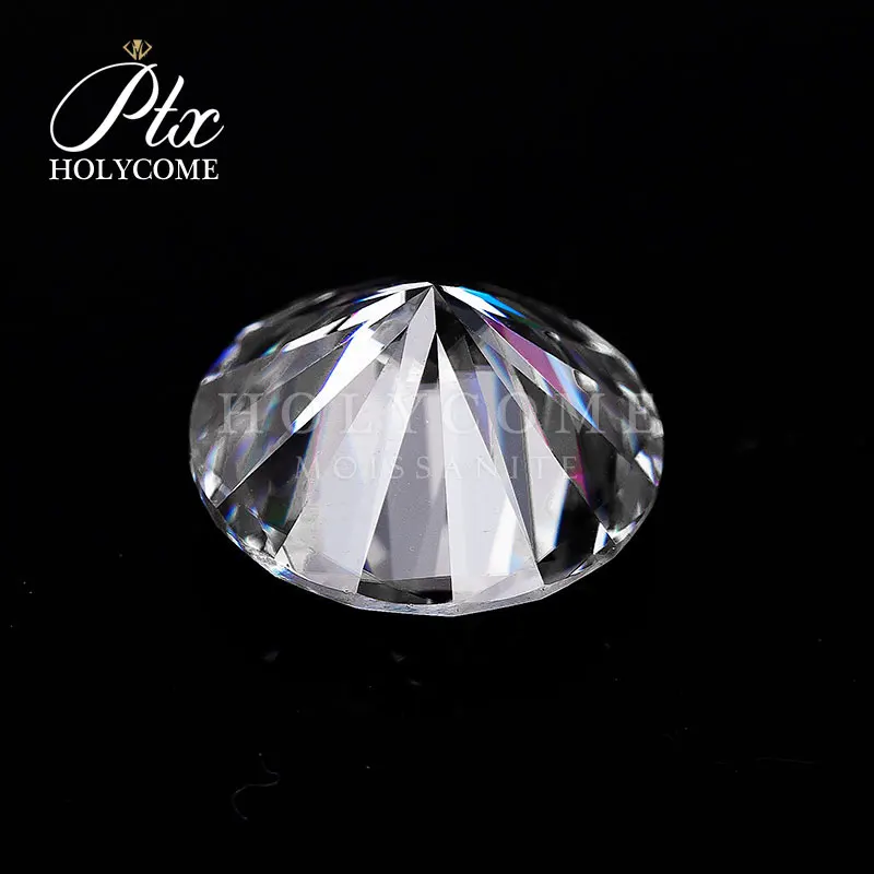 Круглый вырез супер белый DEF VVS маленький размер моиссанит камни ювелирные