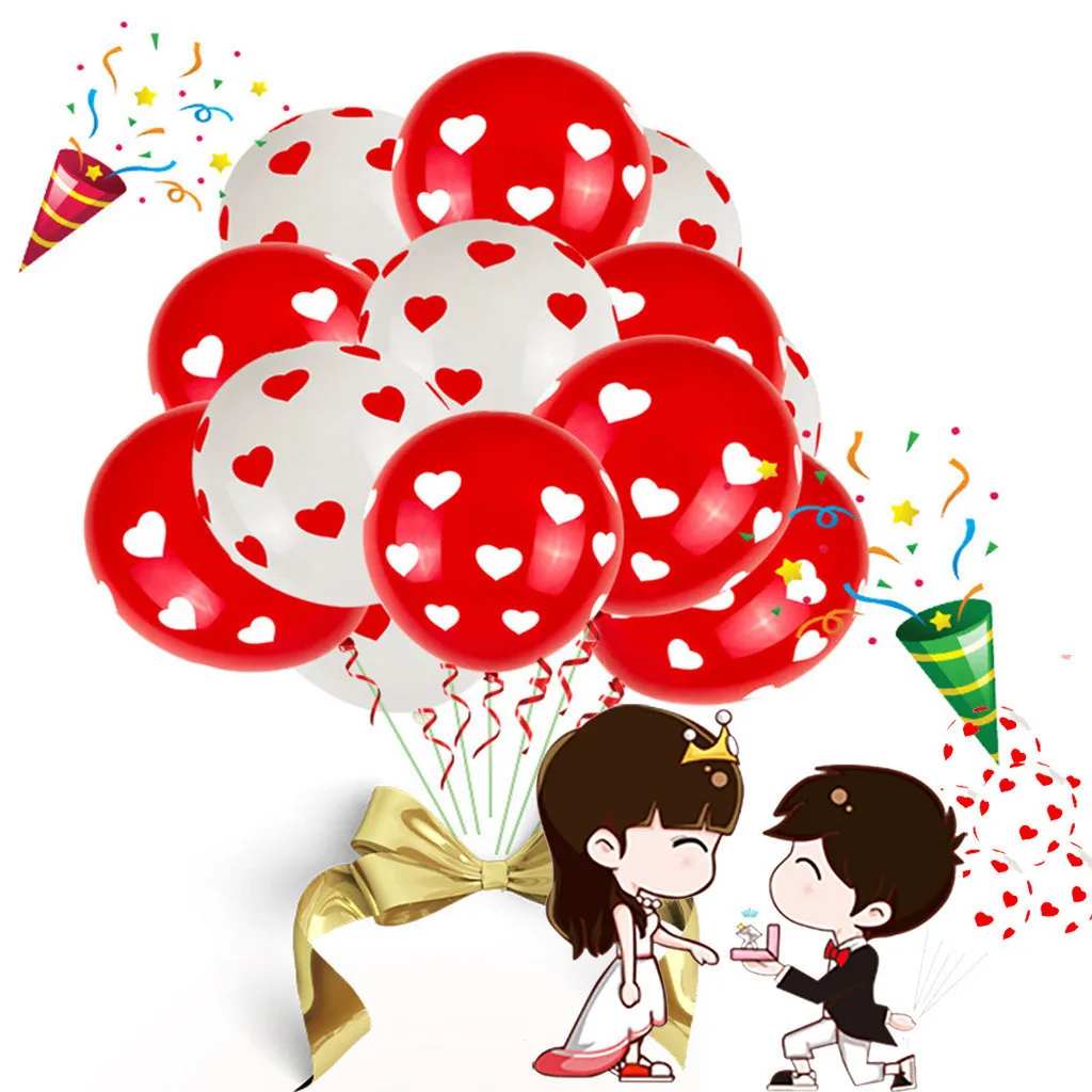 Новое поступление свадебные шары на День святого Валентина из Красной фольги с