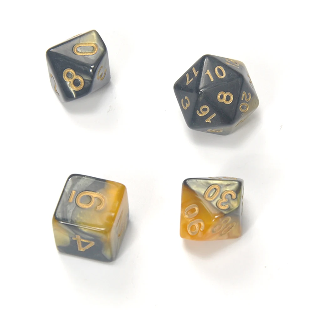 Игральные кости набор с эффектом туманности покер d& d d4 d6 d8 d10 d% d12 d20 многогранные TRPG игры Подземелья и Драконы РПГ игры кости