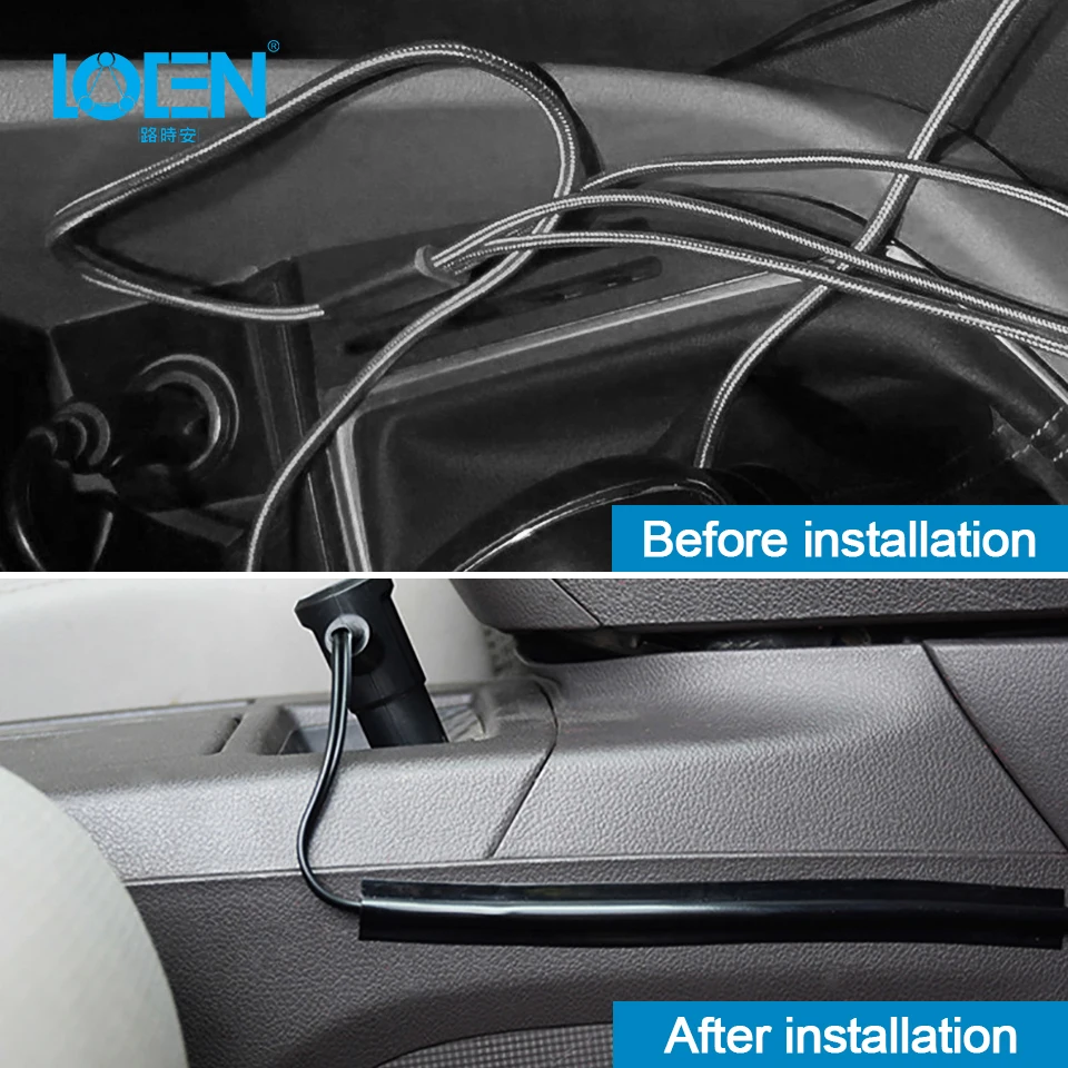 Новинка 2019 скрытая проволочная Крышка линейный рукав автомобильные кабельные