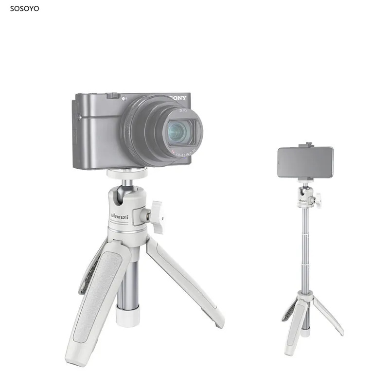 

Portable Extendable Tripod Selfie stick monopod Handheld white Photography Bracket For Gopro Mobile Phone Camera Accessories