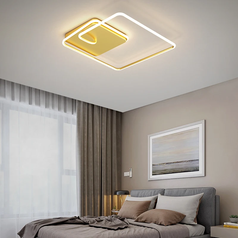 Ultra-thin LED Ceiling Chandelier For Bedroom Aisle Dining Room Kitchen Foyer Living Room Studyroom Coffee Bar Hotel Indoor Lamp