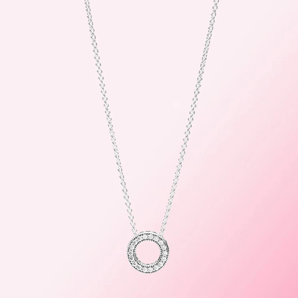 

Женское Ожерелье с сердцами из серебра 2021 пробы