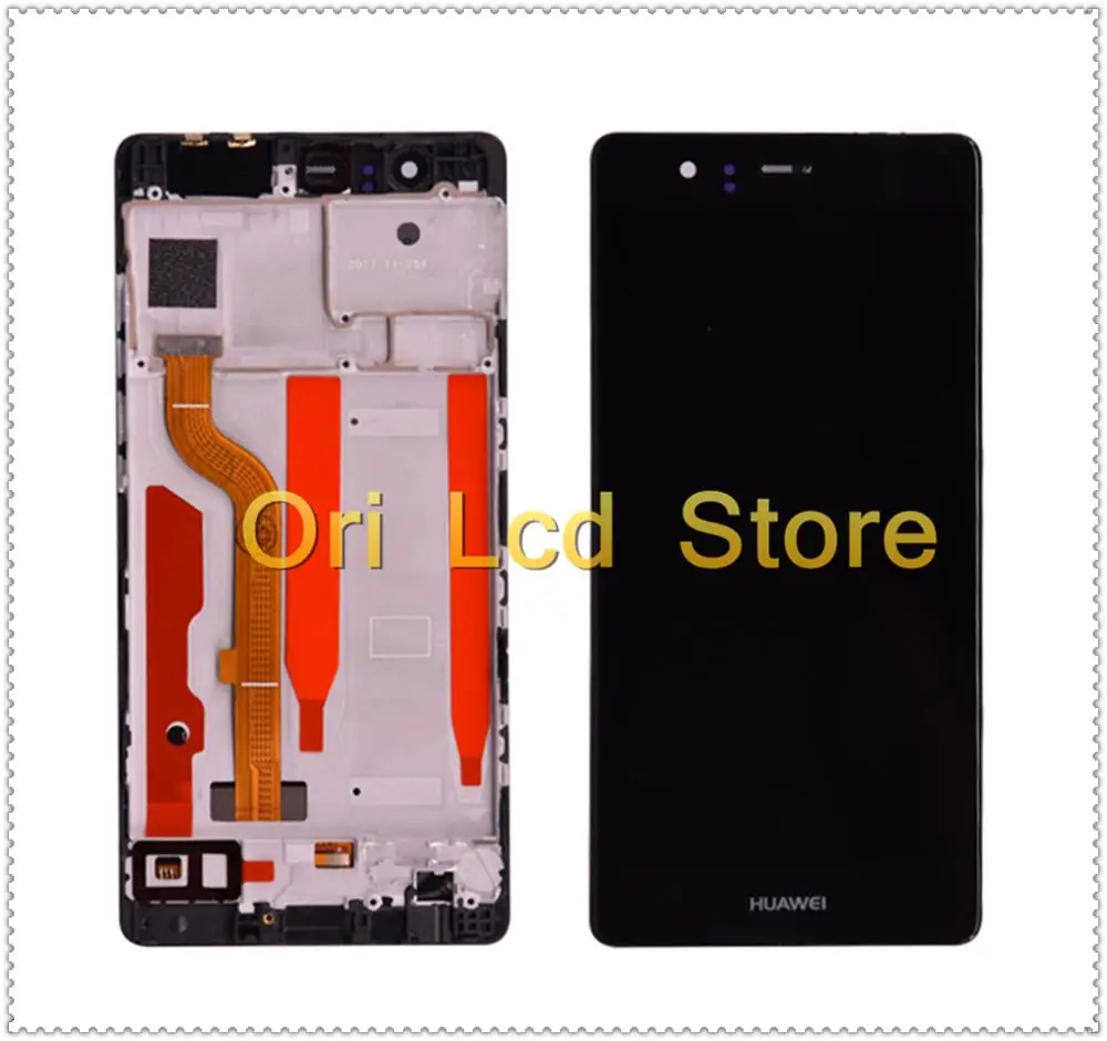 Оригинальный Для huawei P9 EVA L09 L19 L29 ЖК дисплей сенсорный экран с рамкой рамкой|Экраны