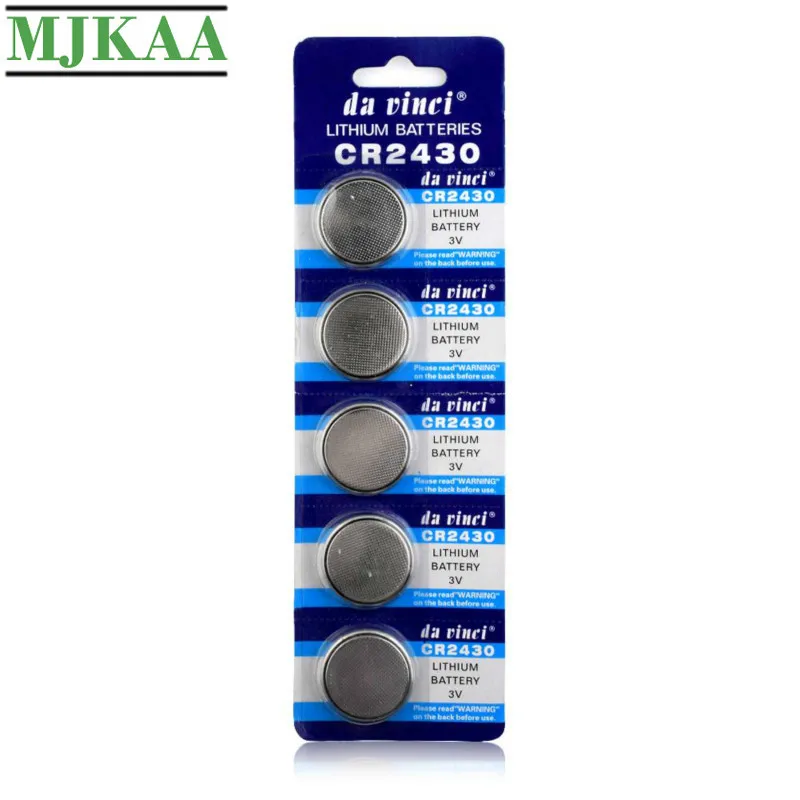 MJKAA 10 шт CR2430 кнопочные батареи 3В ячейка монета литиевая батарея DL2430 BR2430 KL2430 CR 2430