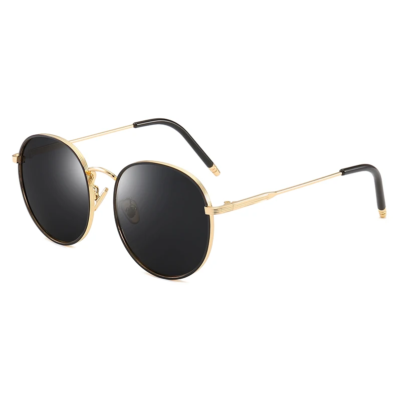 Женские винтажные солнцезащитные очки YSO розовые поляризационные Круглые с