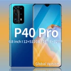 (Глобальная версия) смартфон для huawei P40 Pro + 12 Гб + 512 ГБ, большая память, экран 7,0 дюйма, телефон с разблокировкой по лицу, телефон с тремя картами