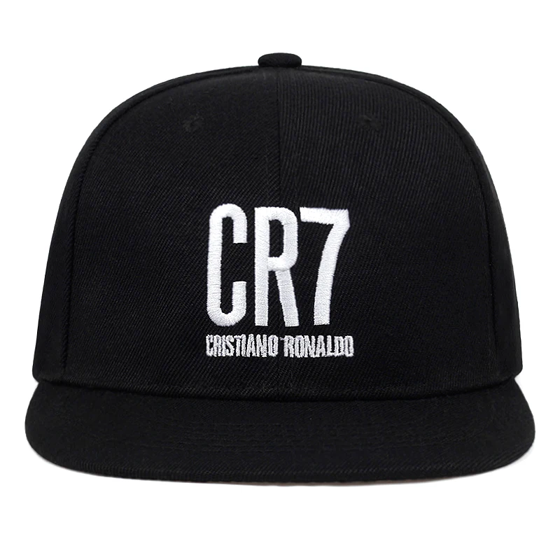 Бейсболка CR7 с вышивкой Модная белая хлопковая кепка для улицы повседневная