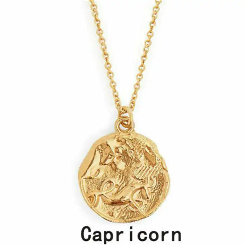 Ожерелье с подвеской 12 созвездий Овен Телец Лев дева весы Скорпион Стрелец
