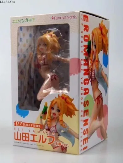 Аниме 23 см Eromanga Sensei Yamada Elf бикини водяной пистолет Ver. Коллекционная экшн-фигурка