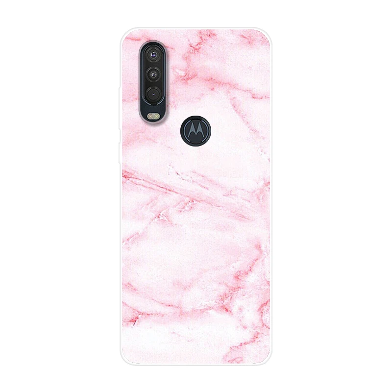 39 Для Motorola One Action чехол 6,3 ''мультяшная мягкая ТПУ Силиконовая задняя крышка для MOTO One Action OneAction чехол для телефона funda One Vision - Цвет: 39