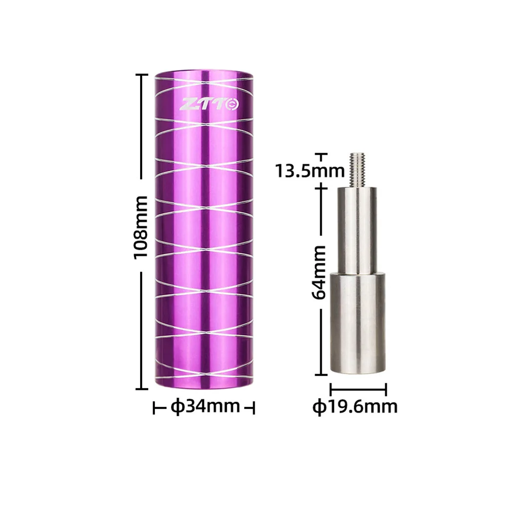 

1pc Sleeve W/ Control Star Nut Setter 1" 1-1/8" Threadless Headsets Fork Race Setter Slide Hammer Tool Aluminum Alloy Tool Steel