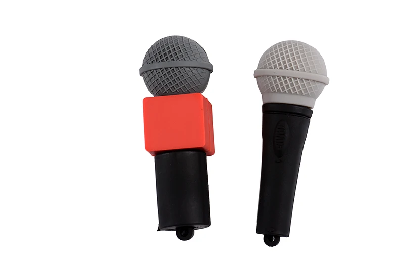 JASTER USB 2,0 мультяшная модель микрофона USB флеш-накопитель 4 ГБ 8 ГБ 16 ГБ 32 ГБ 64 ГБ флеш-накопитель внешний накопитель U диск подарок