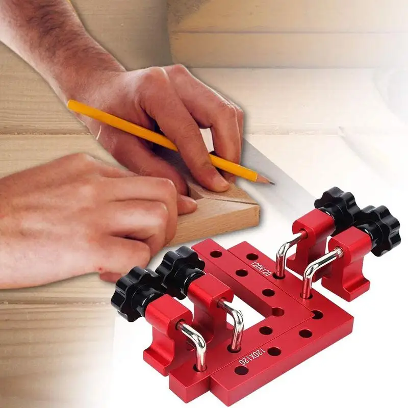 

3 / 6Pcs / Set Woodworking Right Angle Positioning Tools Angle Positioner Angle Clamps Auxiliary Aluminum Clamping Ruler Y3V3