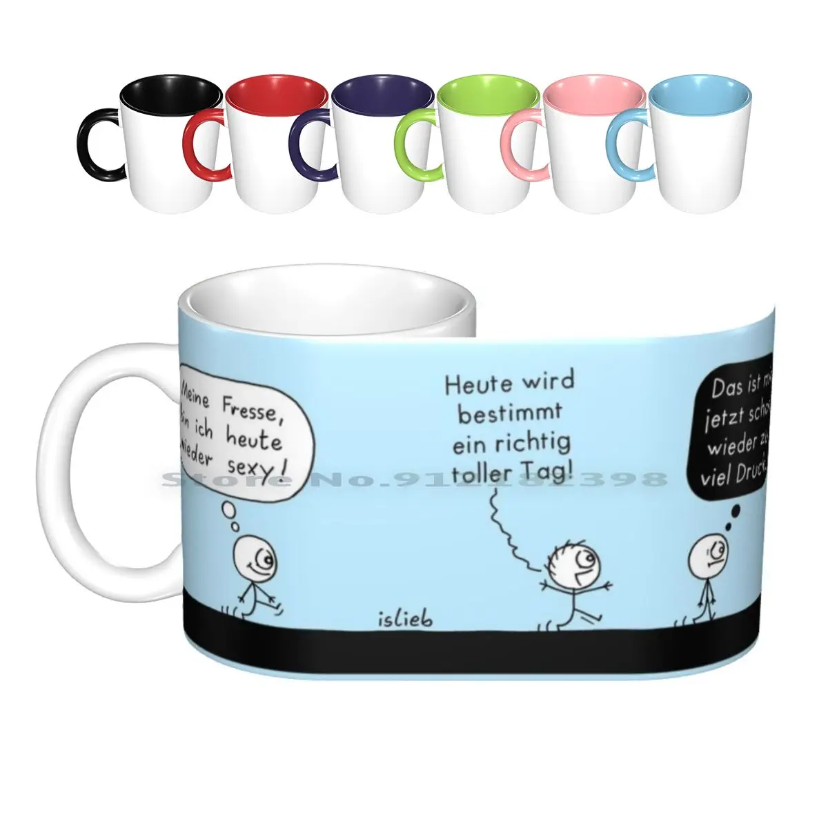 

Really Great Day! Ceramic Mugs Coffee Cups Milk Tea Mug Today Optimism Optimistic Funny Comic Islieb Creative Trending Vintage