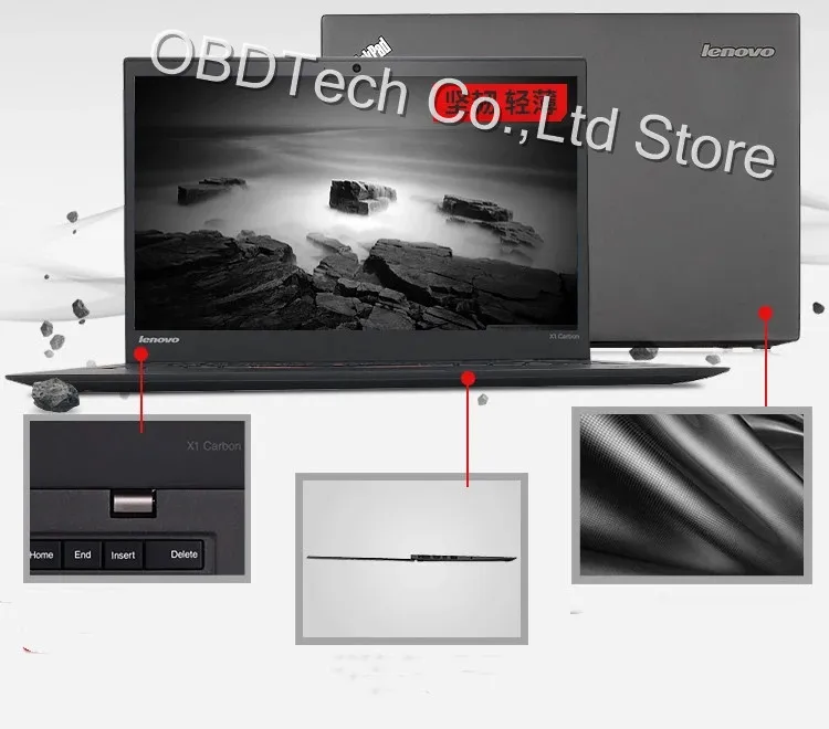 used lenovo thinkpad x1 carbon i5 5200ui7 5600u ssd 14 ips screen backlit keyboard windows10 office computer diagnostic laptop free global shipping